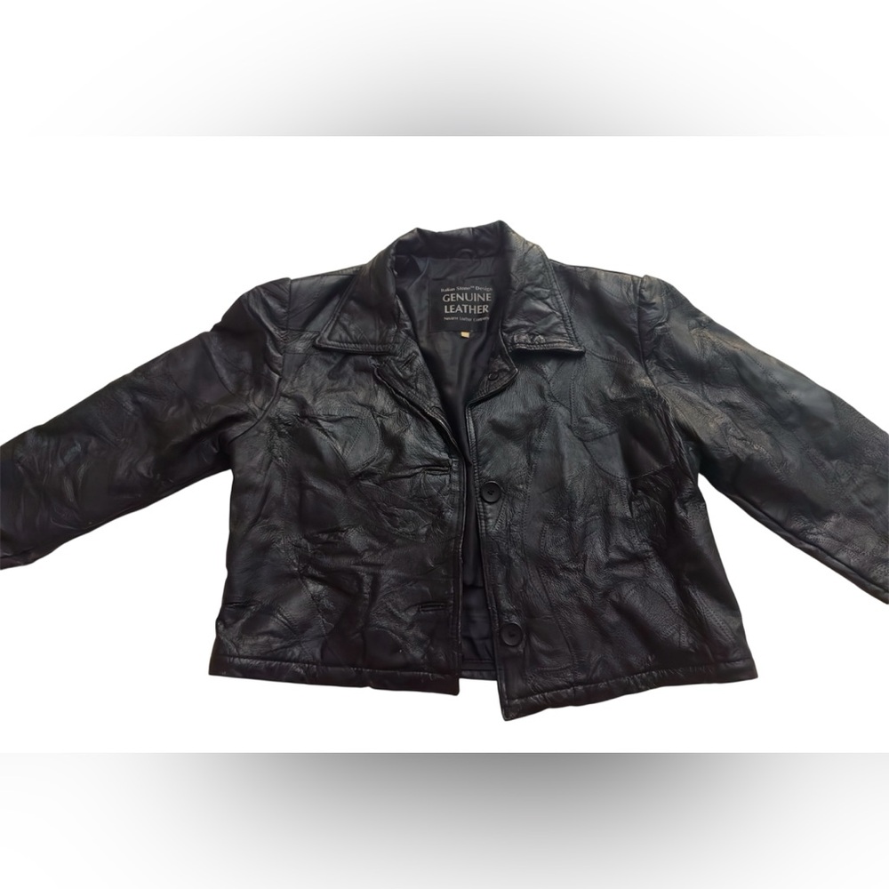 Genuine Leather Women's Black Jacket